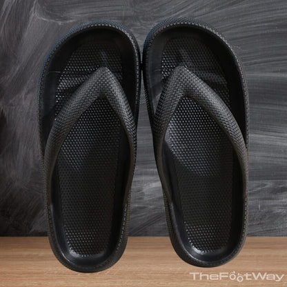 Black Flip-flops Summer by TheFootWay