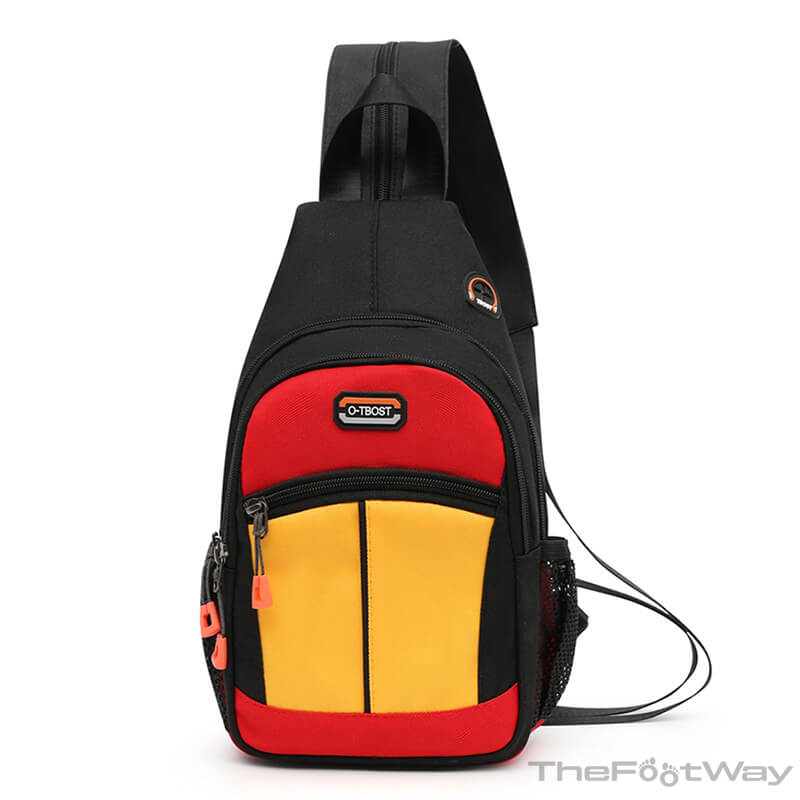 Black Mix Sports Sling Bag