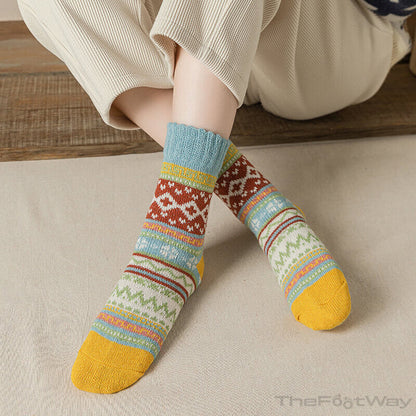 Blue Women's Cashmere Socks