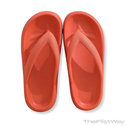 Front Side Orange Flip-flops Summer