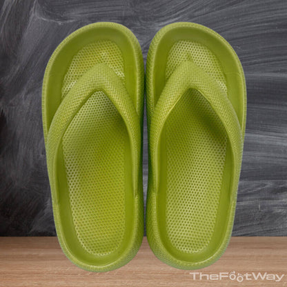 Green Flip-flops Summer by TheFootWay