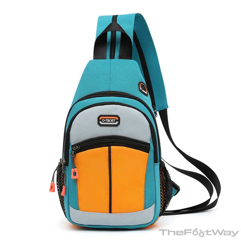 Green Mix Sports Sling Bag