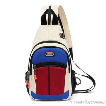 Off White Mix Sports Sling Bag