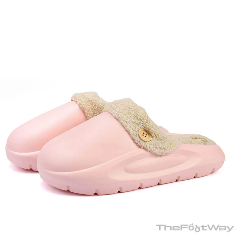 Pink Washable Winter Slipper