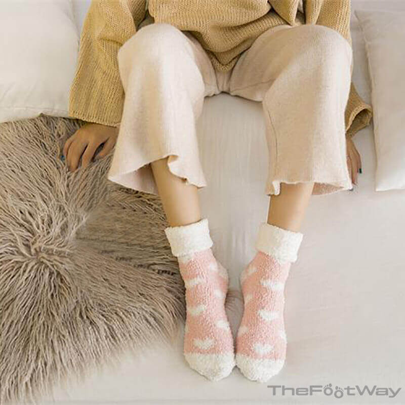 Pink Women's Cloud Socks